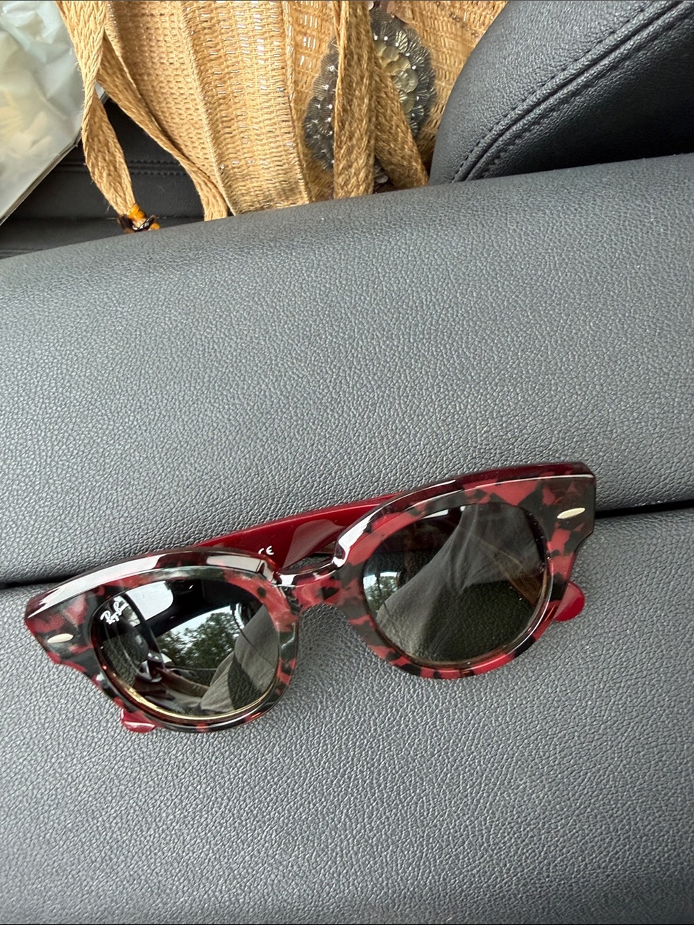 Ray-Ban Red Tortoiseshell Cat Eye Sunglasses